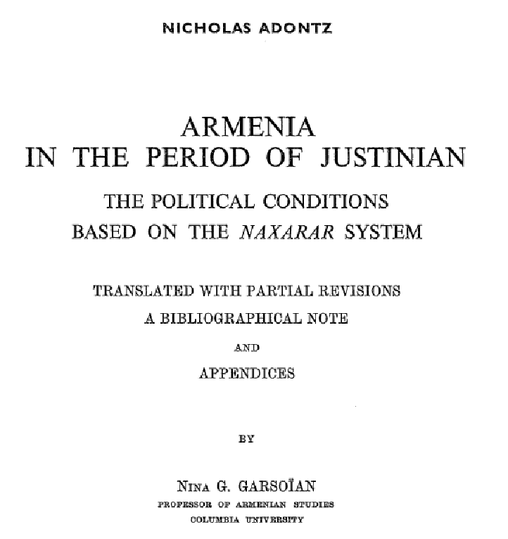 Armenia in the period of Justinian
