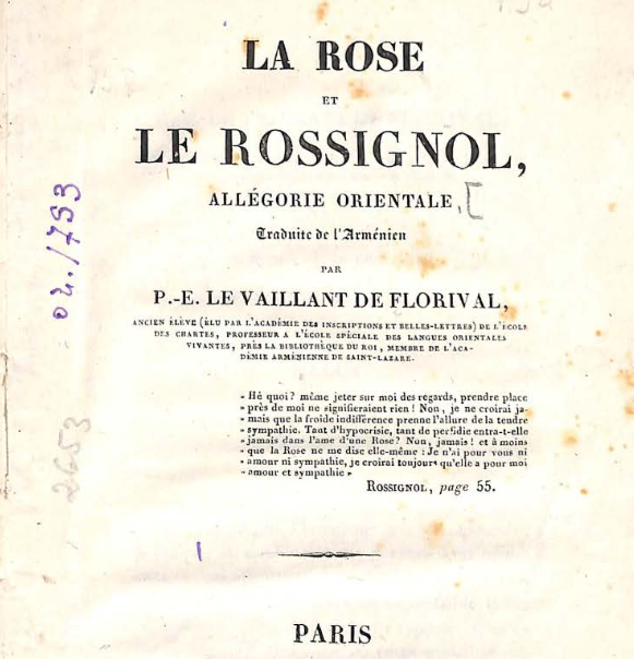 La rose et le rossignol