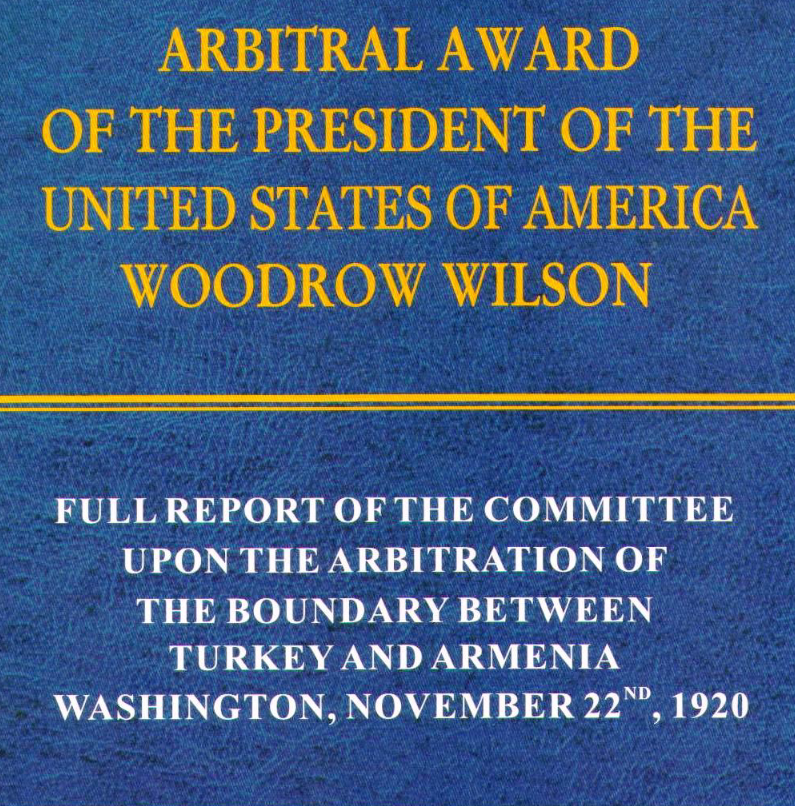 Arbitral award of the president of the United States of America Woodrow Wilson