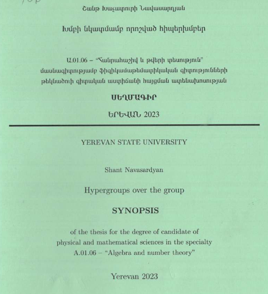 Hypergroups over the group