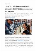 Bergkarabach: "Die EU hat einem Diktator erlaubt, den Friedensprozess zu kapern"