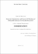 Structural optimization and control of vibrations of deformable systems with variable parameters