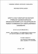 Խոշոր և մանր եղջերավոր կենդանիների բրուցելոզի համաճարակաբանական առանձնահատկությունները, կանխարգելման ու պայքարի միջոցառումների կատարելագործումը Հայաստանում