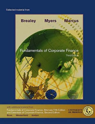Fundamentals of Corporate Finance Third Edition