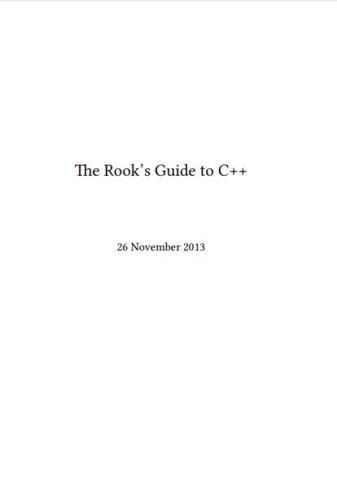 The Rook's Guide to C++