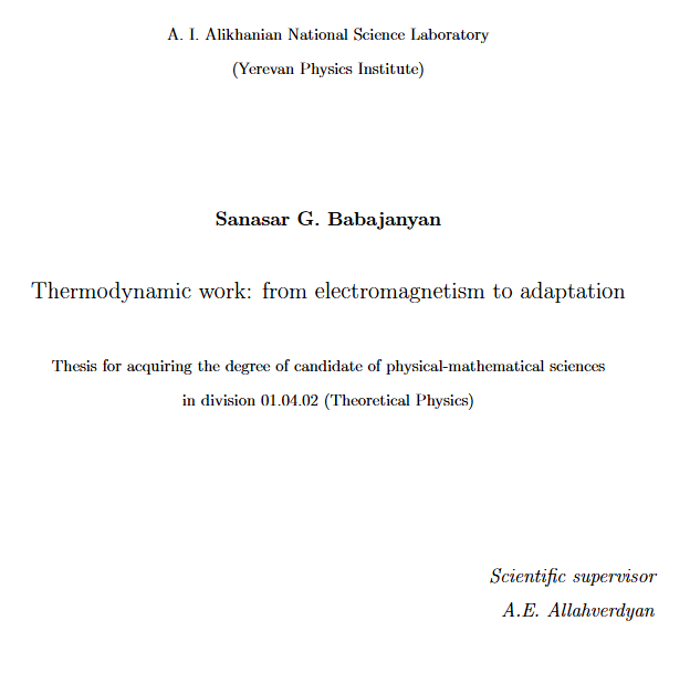 Thermodynamic work: from electromagnetism to adaptation