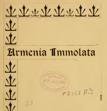 Armenia immolate