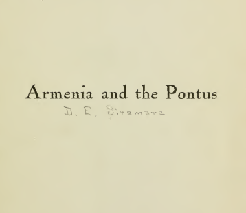 Armenia and the Pontus