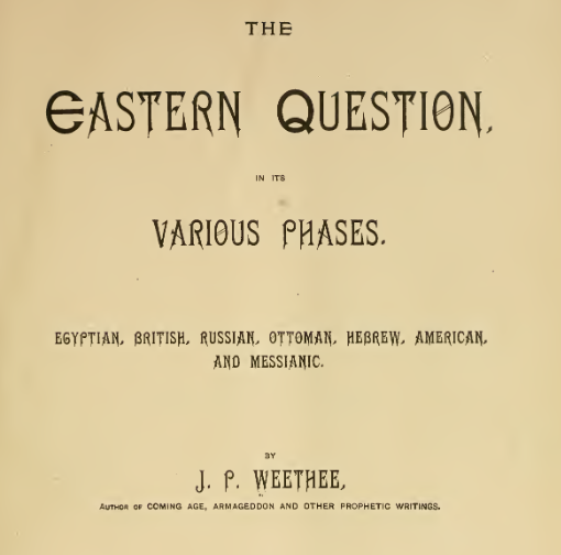 The Eastern question