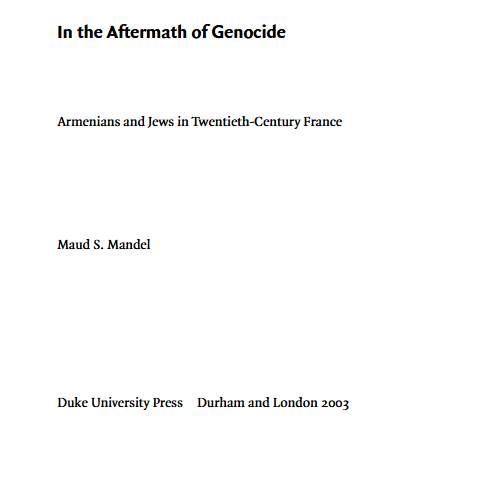 In the aftermath of genocide