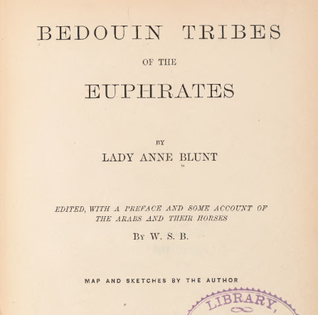 Bedouin tribes of the Euphrates