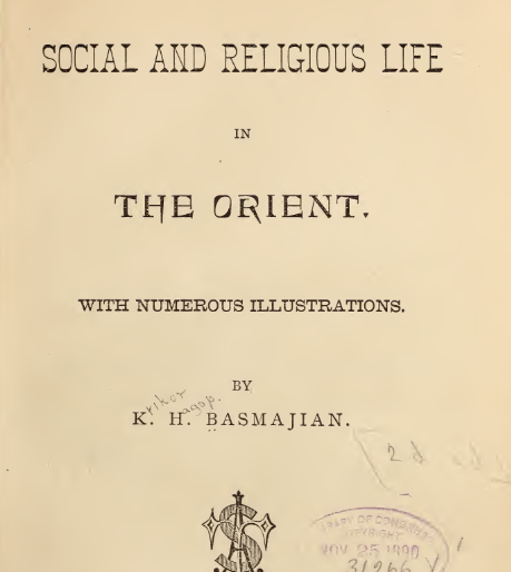 Social and Religious Life in the Orient