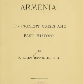 Armenia: its present crisis and past history