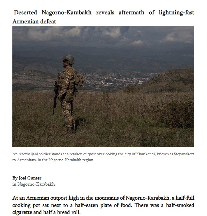 Deserted Nagorno-Karabakh reveals aftermath of lightning-fast Armenian defeat