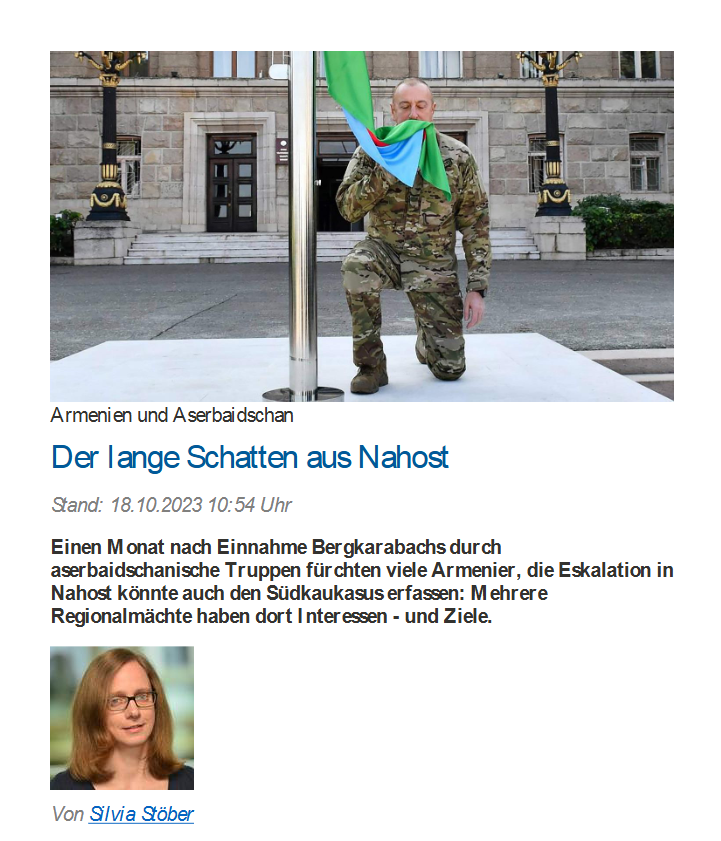 Der lange Schatten aus Nahost